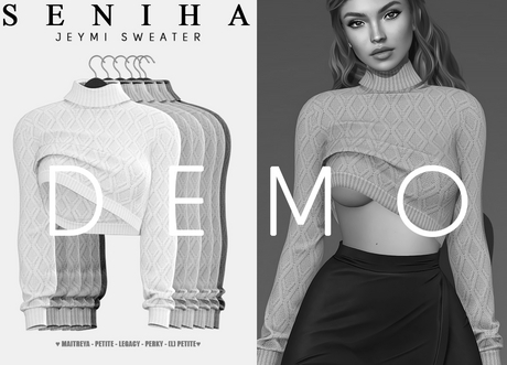 Second Life Marketplace - Seniha. Jeymi Sweater // Demo
